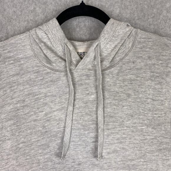 Faherty Sweatshirt Mens XL Light Grey Sunwashed Slub Midweight Organic Hoodie - Picture 3 of 10